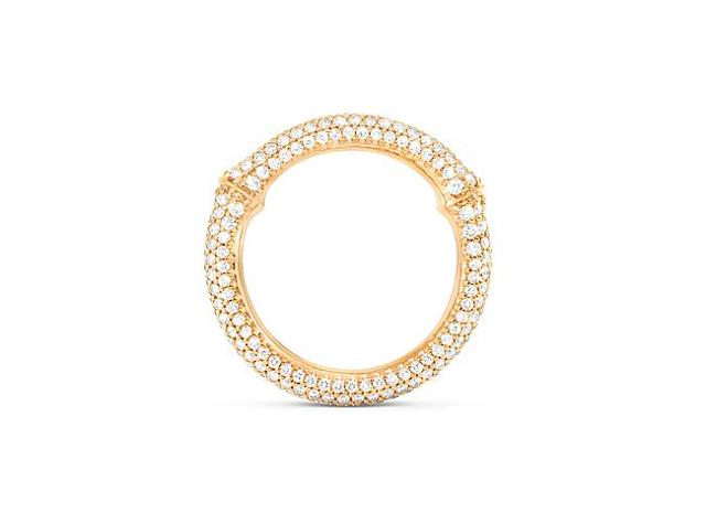 Ole Lyngaard CopenhagenNature Pavé Ring i gull og diamanter