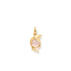 Ole Lyngaard Copenhagen Bird Family charm rosenkvarts, gull 