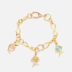 Ole Lyngaard Copenhagen Bird Family charm rosenkvarts, gull 