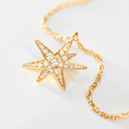 Ole Lyngaard Copenhagen Funky Stars Collier kjede, gull og diamanter