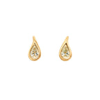 Ole Lyngaard Copenhagen Ocean Drops solitaire øredobber 1 ct, gull