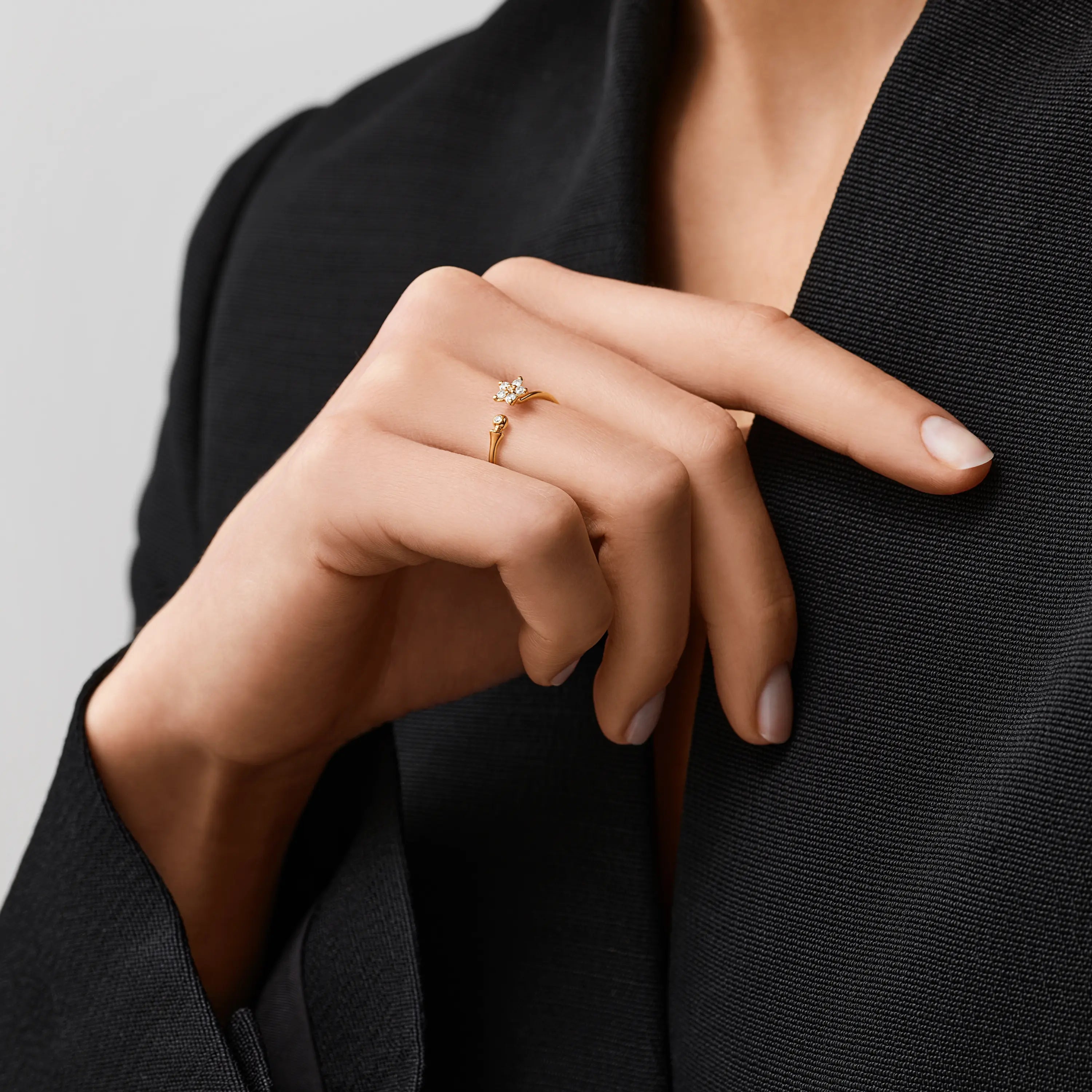 Ole Lyngaard Copenhagen Shooting Stars ring i gull