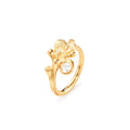 Ole Lynggaard Copenhagen BoHo ring, gull med diamant