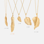 Ole Lynggaard Copenhagen Leaves anheng medium, gull