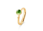 Ole Lynggaard Copenhagen Lotus ring 0 med serpentin, gull