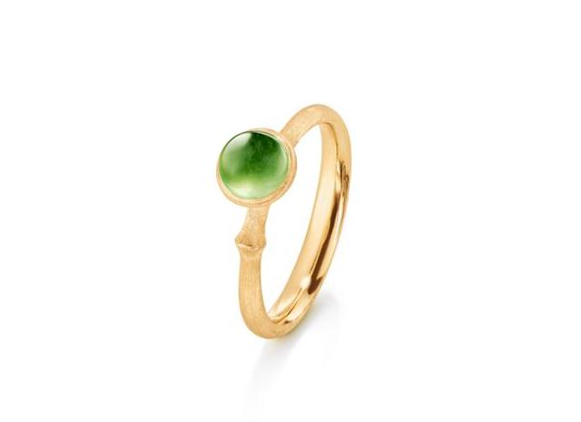 Ole Lynggaard Copenhagen Lotus ring 0 med serpentin, gull
