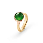 Ole Lynggaard Copenhagen Lotus ring 1 med serpentin, gull