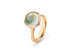 Ole Lynggaard Copenhagen Lotus ring 2 med akvamarin, gull