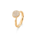 Ole Lynggaard Copenhagen Lotus ring medium pavé, gull