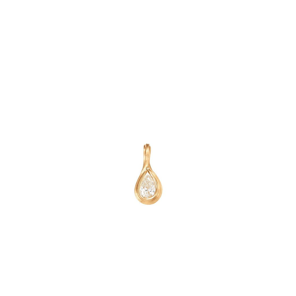 Ole Lynggaard Copenhagen Ocean Drop solitaire anheng 50 ct, gull