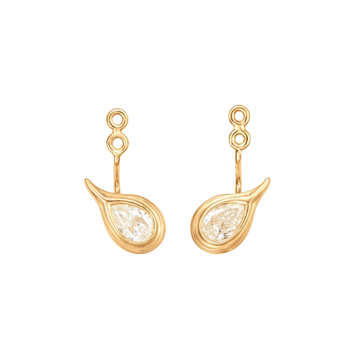 Ole Lynggaard Copenhagen Ocean Drops solitaire anheng til øredobber 0,60 ct, gull