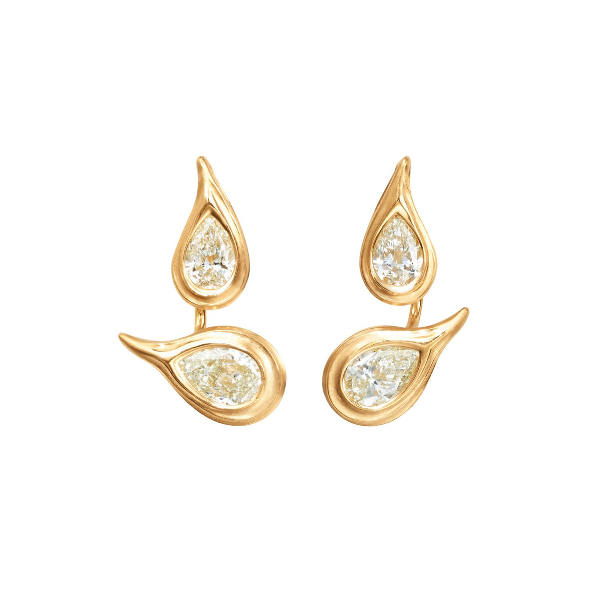 Ole Lynggaard Copenhagen Ocean Drops solitaire anheng til øredobber 0,60 ct, gull