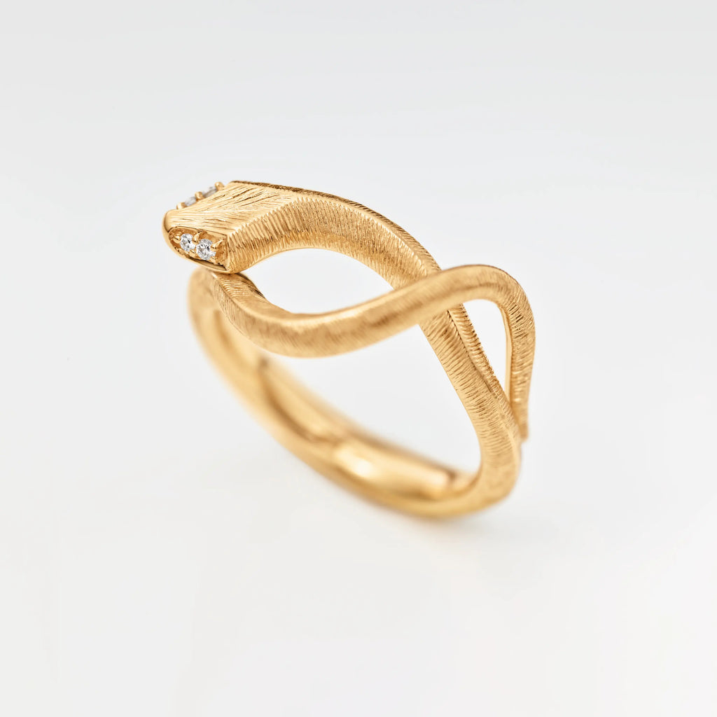 Ole Lynggaard Copenhagen Snakes ring liten, gull