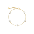 Perla Multi armbånd, forgylt stål