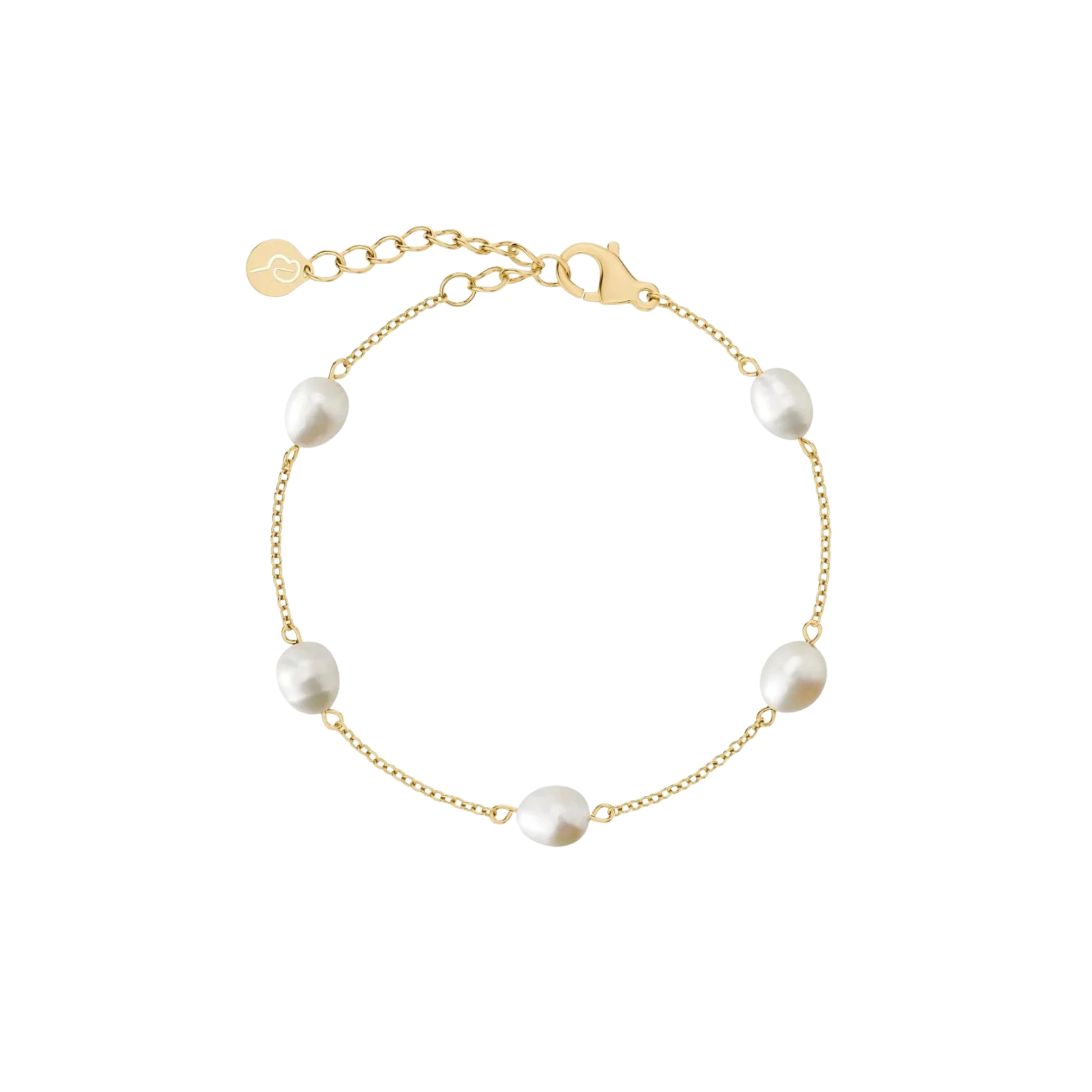 Perla Multi armbånd, forgylt stål