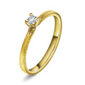 Polaris ring med 0,10 ct diamant, gull