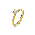 Polaris ring med 0,20 ct diamant, gull
