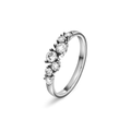 Ring med 0,55ct diamanter, hvitt gull
