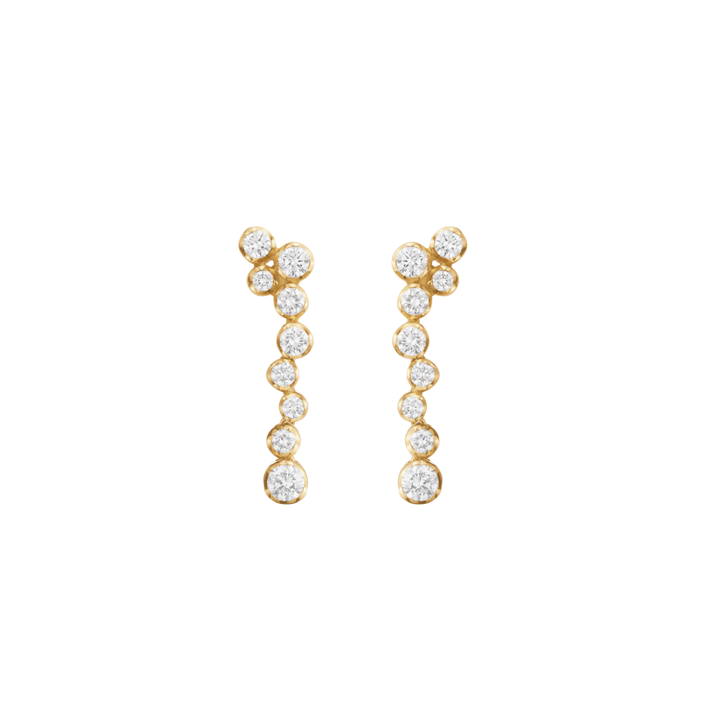 Signature Diamonds øreringer, gull med diamanter