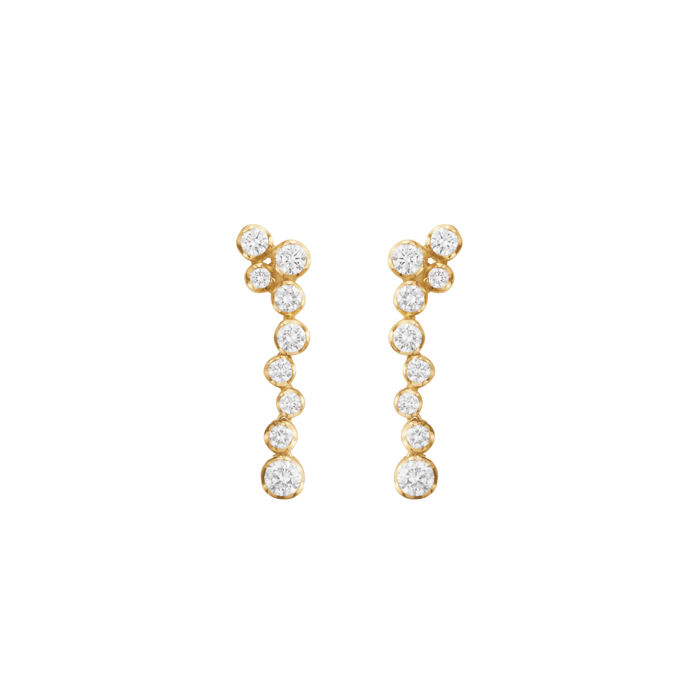Signature Diamonds øreringer, gull med diamanter