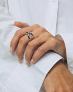 Thorn Double ring, sølv