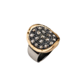 Topkapi ring, sølv med diamanter