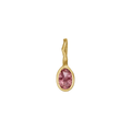 Zenith Pink anheng, gull med tourmalin