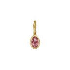 Zenith Pink anheng, gull med tourmalin