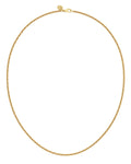 Edblad Tinsel halskjede i forgylt stål - 45 cm